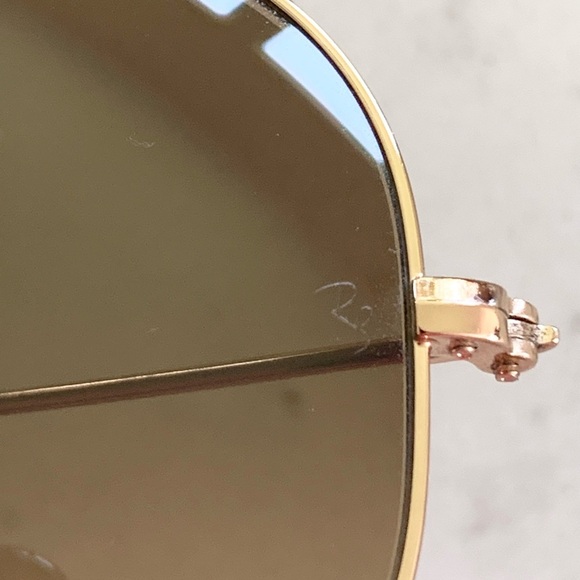 Ray-Ban Aviator Gradient Sunglasses / Polished Arista Gold main image 7